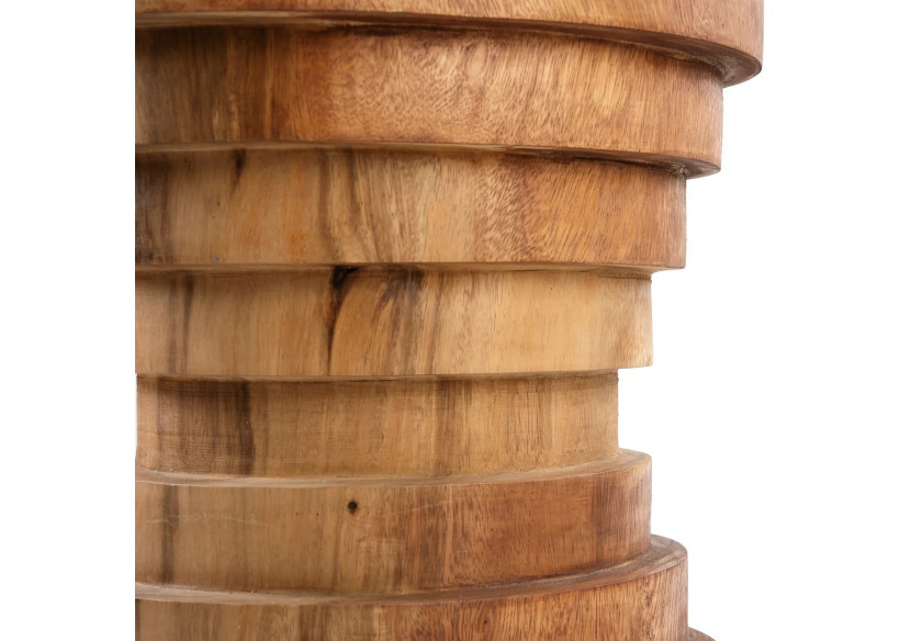 Tabouret Mazu - Bois Suar Naturel au Design Contemporain - JACI008N - Bazar Bizar Tabouret Mazu - Bois Suar Naturel au Design Contemporain - JACI008N - Bazar Bizar