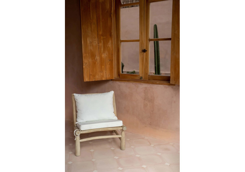 Fauteuil ISLAND - Blanc Naturel - JACA002NW-70 - Bazar Bizar Fauteuil ISLAND - Blanc Naturel - JACA002NW-70 - Bazar Bizar