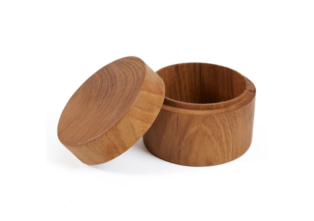 Le pot de racine de teck - S