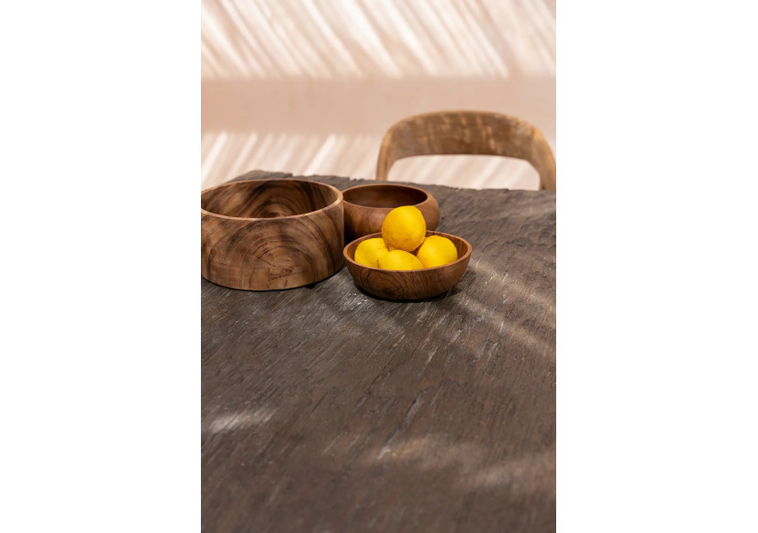 Bol à Salade Suar - Élégance artisanale 30 cm - BASU302-L - Bazar Bizar