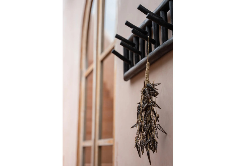 Tassel en Coquillage Licorne - Décoration Unique - BABL025Br - Bazar Bizar