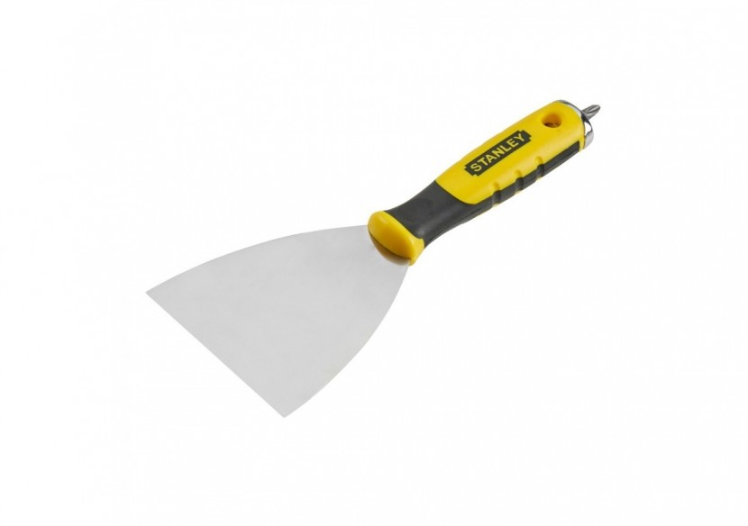 SPATULE DE PLATRIER LAME INOX 100MM AVEC EMBOUT PH2 - STHT0-28000 - Stanley