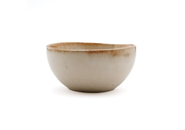 Bol CASCAIS - S - Set de 6 - Élégance artisanale en céramique - POCE056W-S-SET6 - Bazar Bizar