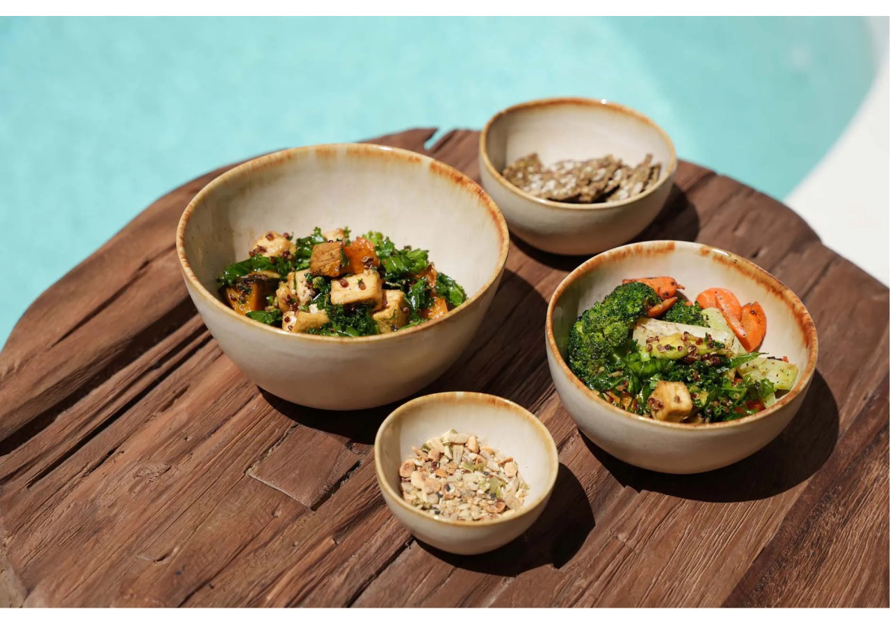 Bol CASCAIS - S - Set de 6 - Élégance artisanale en céramique - POCE056W-S-SET6 - Bazar Bizar