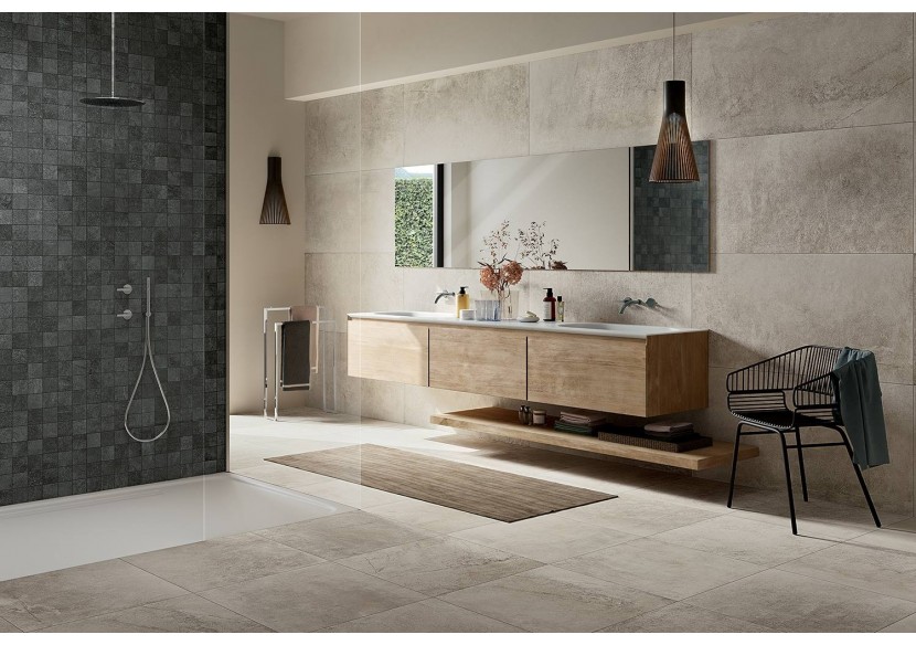 Mosaïque sol et mur grès cérame Pierre des Rêves - Panaria : Confort'Mat