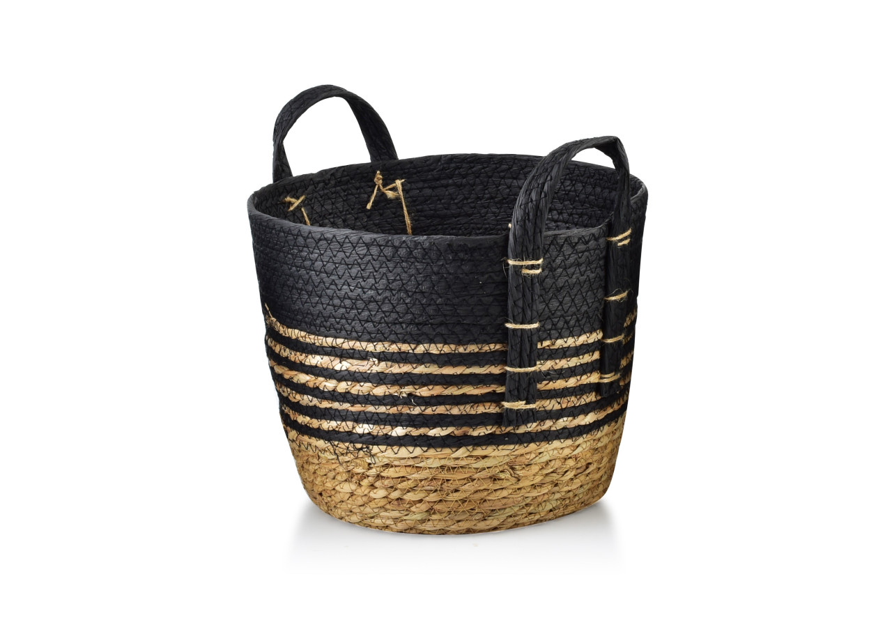 Panier BALI - Modèle moyen en herbe marine 28x23cm - HIWB9183-PROM - Mondex