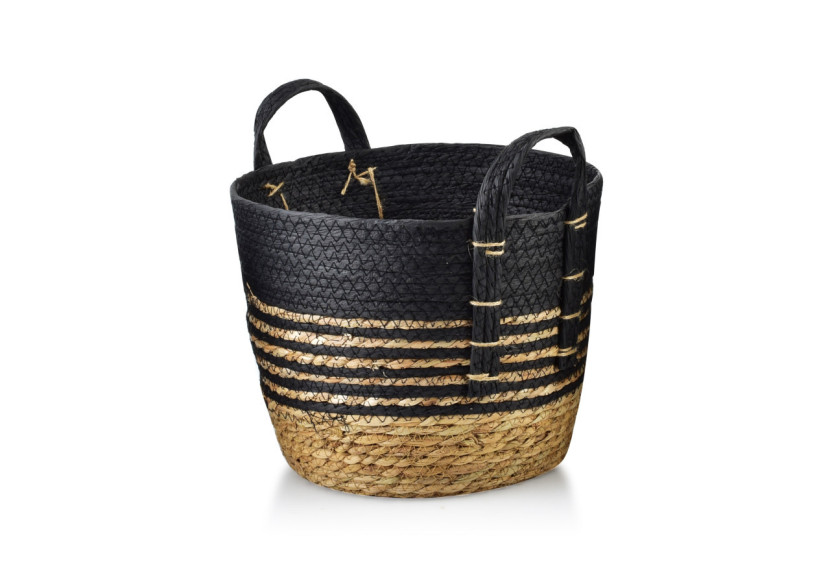 Panier BALI - Modèle moyen en herbe marine 28x23cm - HIWB9183-PROM - Mondex