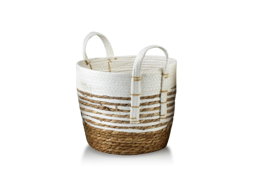 Panier BALI L - 28x23cm en herbe marine naturelle - HIWB9220-PROM - Mondex