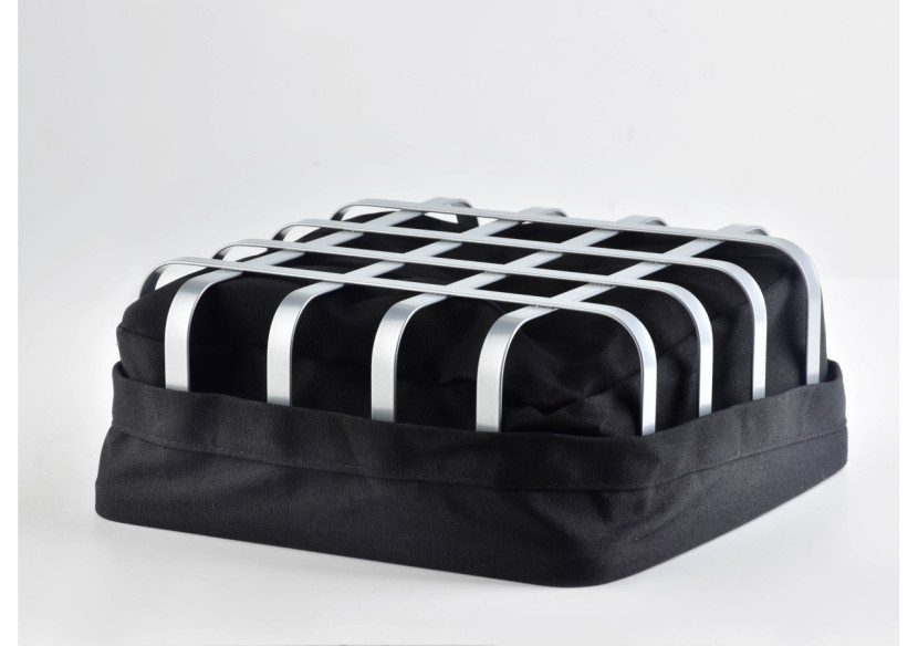 Panier CASSIE - Métal argenté 22 x 22 x 9 cm - HIWD2243-PROM - Cookini By Mondex Panier CASSIE - Métal argenté 22 x 22 x 9 cm - HIWD2243-PROM - Cookini By Mondex