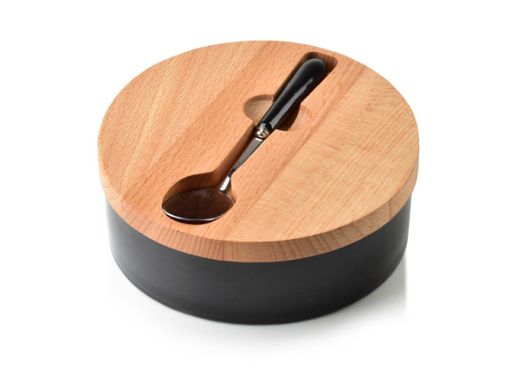 Sucrier BASIC KITCHEN - Porcelaine 14,7x6cm - HTNC7127-PROM - Cookini By Mondex