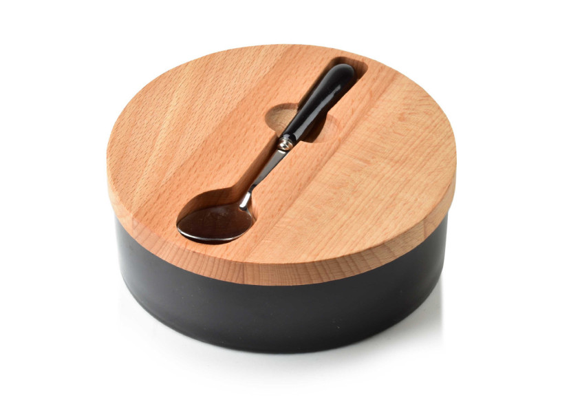 Sucrier BASIC KITCHEN - Porcelaine 14,7x6cm - HTNC7127-PROM - Cookini By Mondex