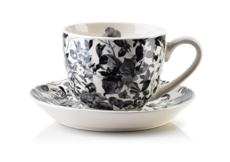Tasse HARPER - Porcelaine avec soucoupe 250ml - HTPW3527 - Affekdesign By Mondex