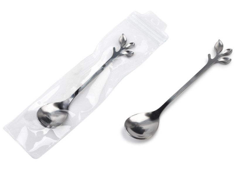 Cuillère CASA LEAVES - Acier inoxydable argentée - HTPW3558 - Cookini By Mondex Cuillère CASA LEAVES - Acier inoxydable argentée - HTPW3558 - Cookini By Mondex