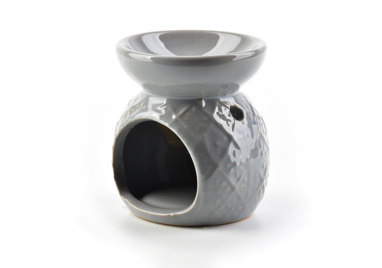 Brûleur d'huile parfumée - Céramique 6,4x7,5cm - HTTP6326 - Mondex