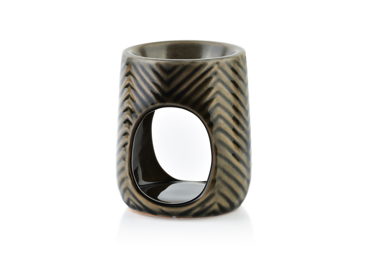 Brûleur d'huile parfumée - Céramique 6x6,5x7,5cm - HTTP6340 - Mondex