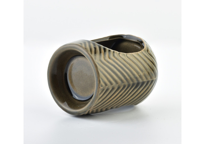 Brûleur d'huile parfumée - Céramique 6x6,5x7,5cm - HTTP6340 - Mondex