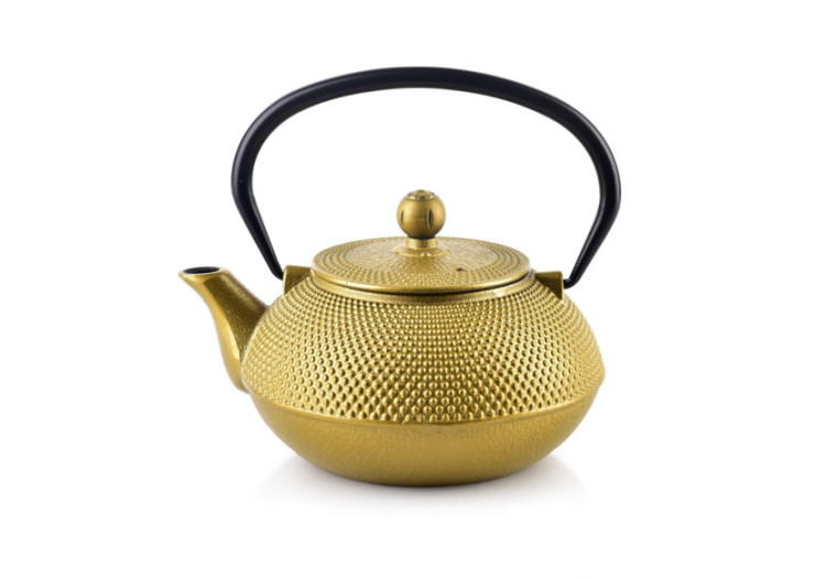 Théière ALOR - 800ml en fonte dorée - HTXA5750-CX - Cookini By Mondex