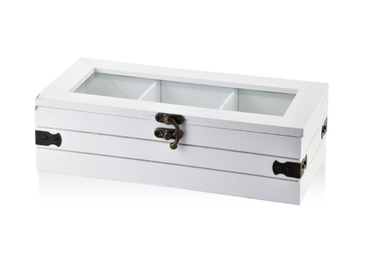 Boîte de rangement SADIE - Élégance rustique 24x11x7.5cm - HTYK5965 - Mondex