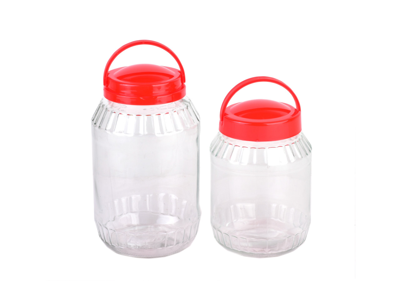 RÉCIPIENT EN VERRE - 3,1 L avec couvercle - HTID7208-CX - Cookini By Mondex