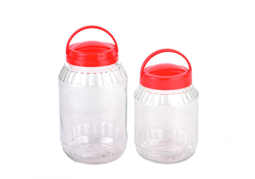 RÉCIPIENT EN VERRE - 3,1 L avec couvercle - HTID7208-CX - Cookini By Mondex