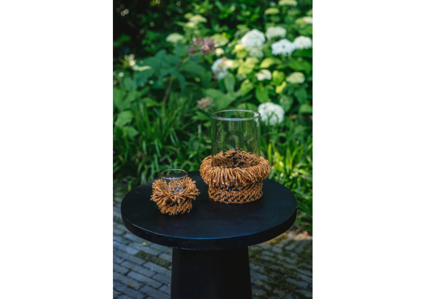 Support de Bougie Oh My Gee - Velours Cannelle - Taille M - INIE009CiB-M - Bazar Bizar