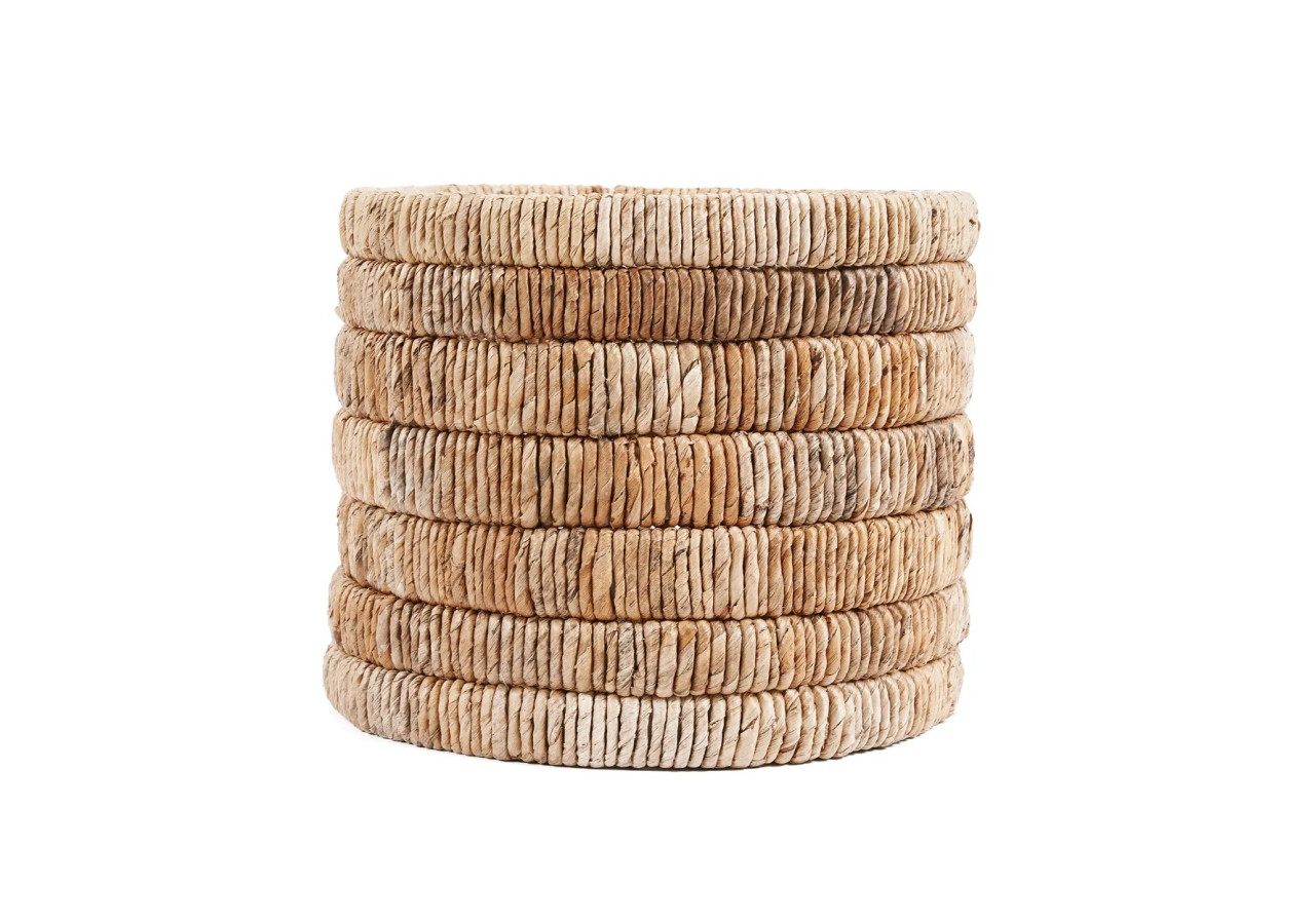 Panier Chuma - Tressé à la main en feuille de bananier - JAHA006N - Bazar Bizar