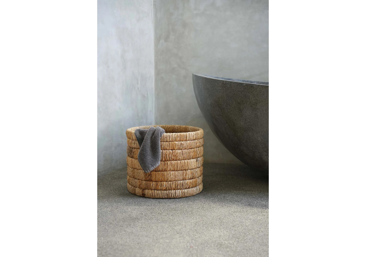 Panier Chuma - Tressé à la main en feuille de bananier - JAHA006N - Bazar Bizar