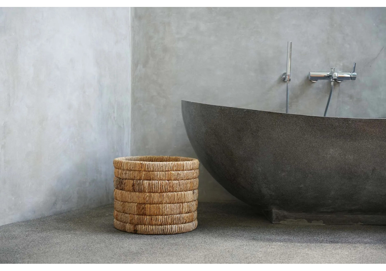 Panier Chuma - Tressé à la main en feuille de bananier - JAHA006N - Bazar Bizar