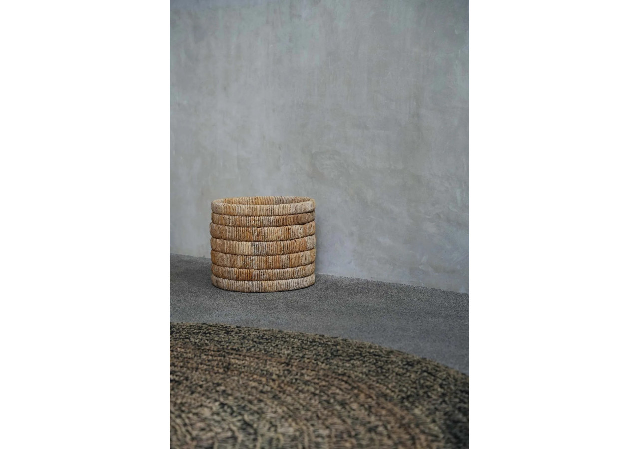 Panier Chuma - Tressé à la main en feuille de bananier - JAHA006N - Bazar Bizar