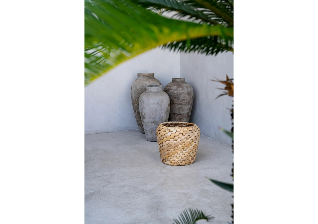 Panier Chidi - Design artistique en bananier clair - JAHA005N - Bazar Bizar