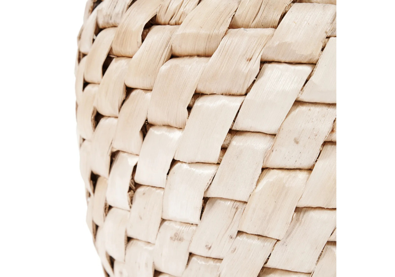 Panier Chidi - Design artistique en bananier clair - JAHA005N - Bazar Bizar