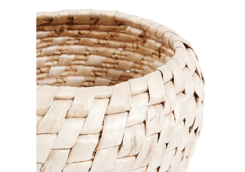 Panier Chidi - Design artistique en bananier clair - JAHA005N - Bazar Bizar