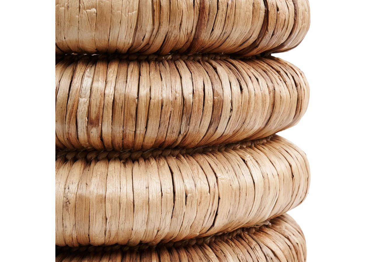 Panier Chunky - en jonc d'eau et facile à déplacer - JAHA001N - Bazar Bizar