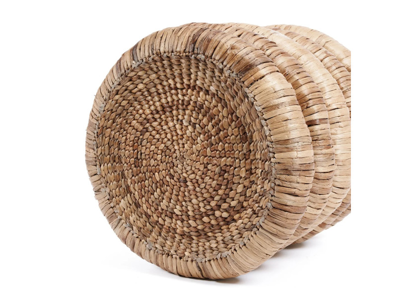 Panier Chunky - en jonc d'eau et facile à déplacer - JAHA001N - Bazar Bizar