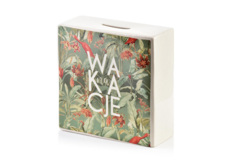 Tirelire ADI - Design vacances 12,8x5,4x12,7cm - HTC9192 - Mondex