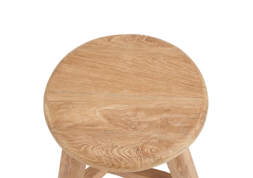 Tabouret NOGUCHI - Teck recyclé et design pratique - JASE011N - Bazar Bizar Tabouret NOGUCHI - Teck recyclé et design pratique - JASE011N - Bazar Bizar