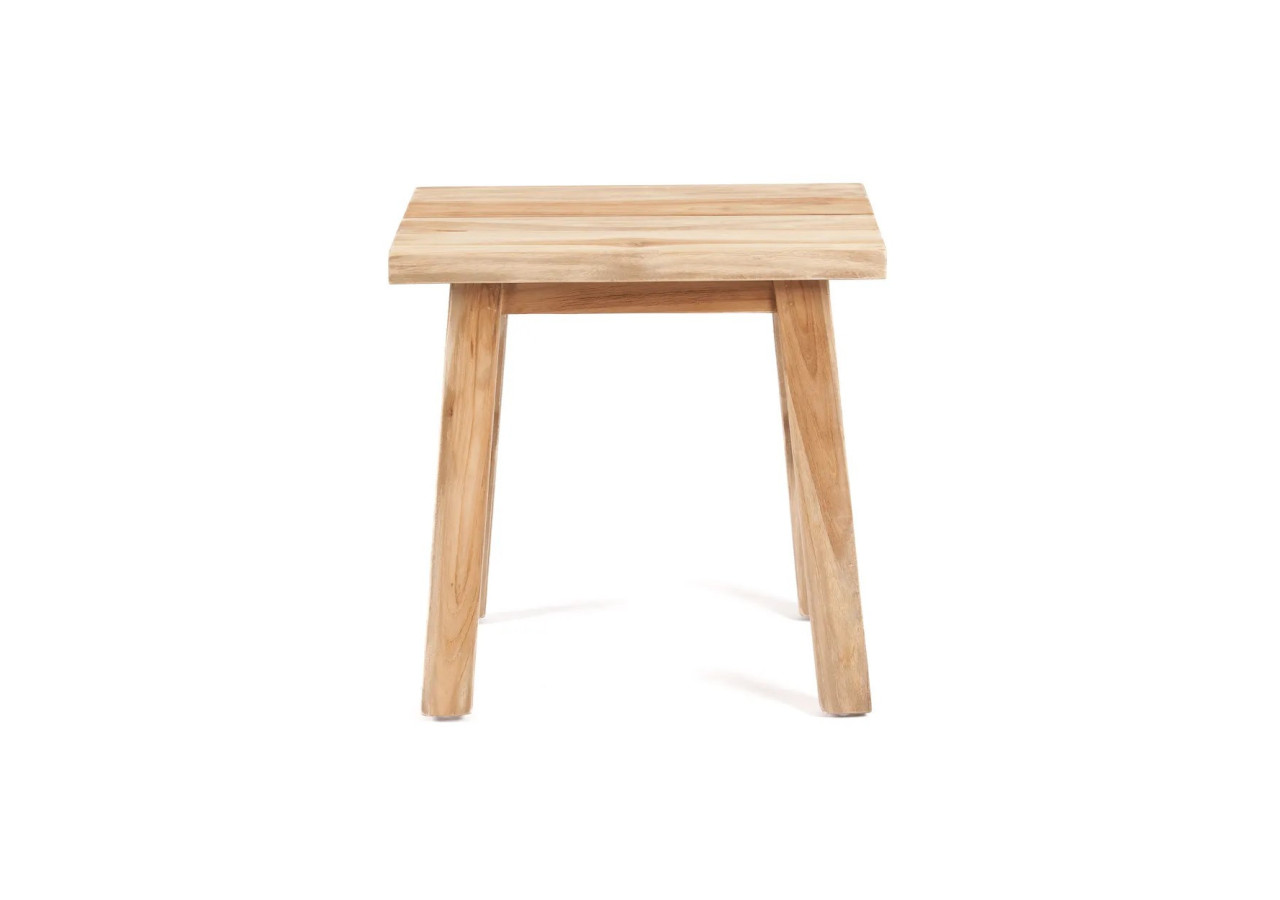 Tabouret MAKARA - Teck recyclé et design fonctionnel - JAAM038N - Bazar Bizar