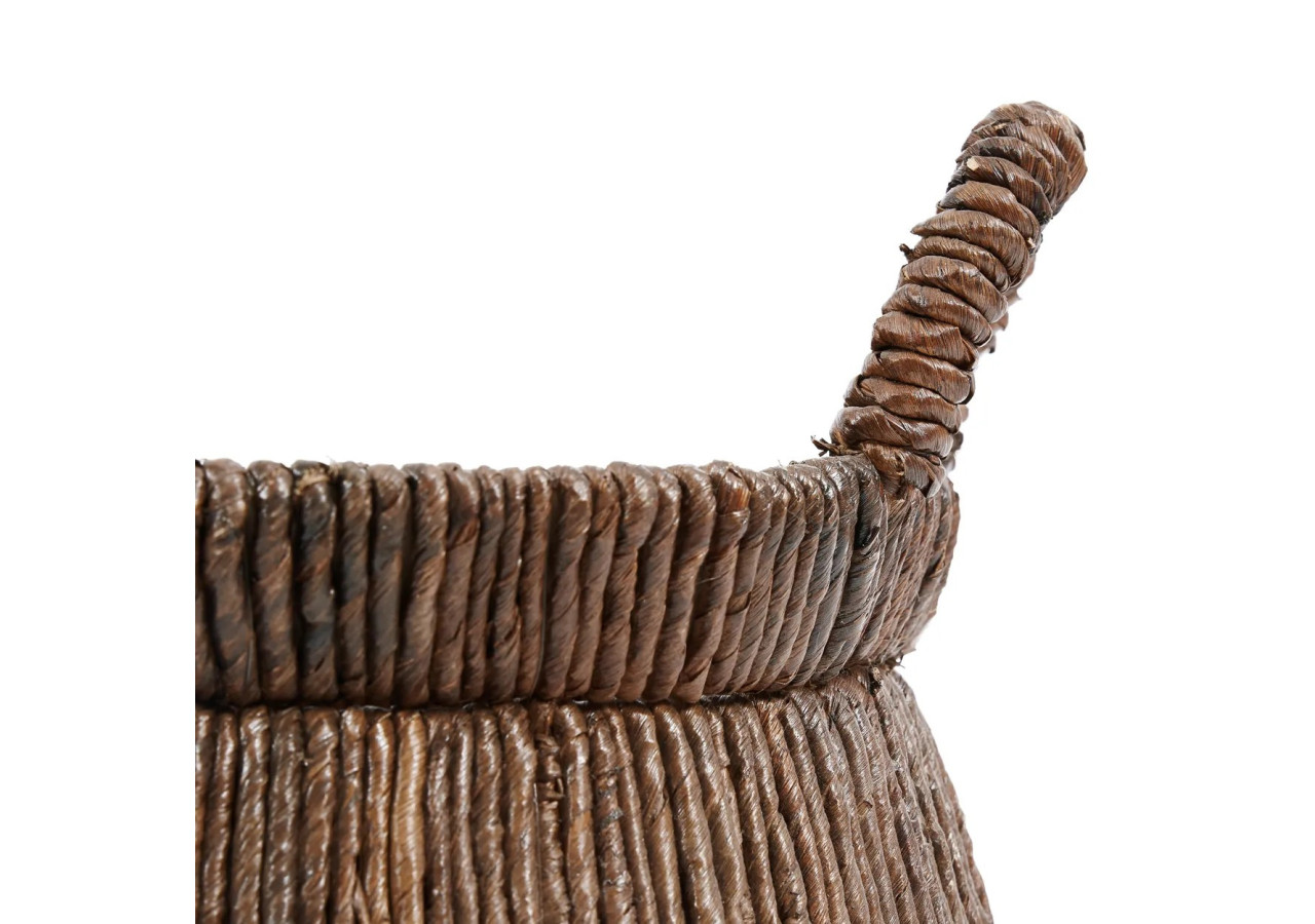 Panier CHIZARA - Tissé à la main en feuille de bananier - JAHA008N - Bazar Bizar