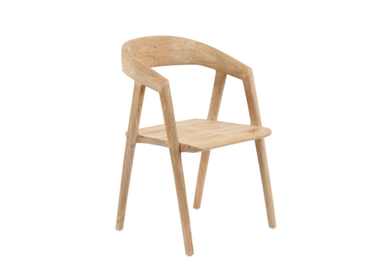 Chaise de Salle à Manger Teluk - Teck Recyclé et Élégance Durable - JASE007N - Bazar Bizar