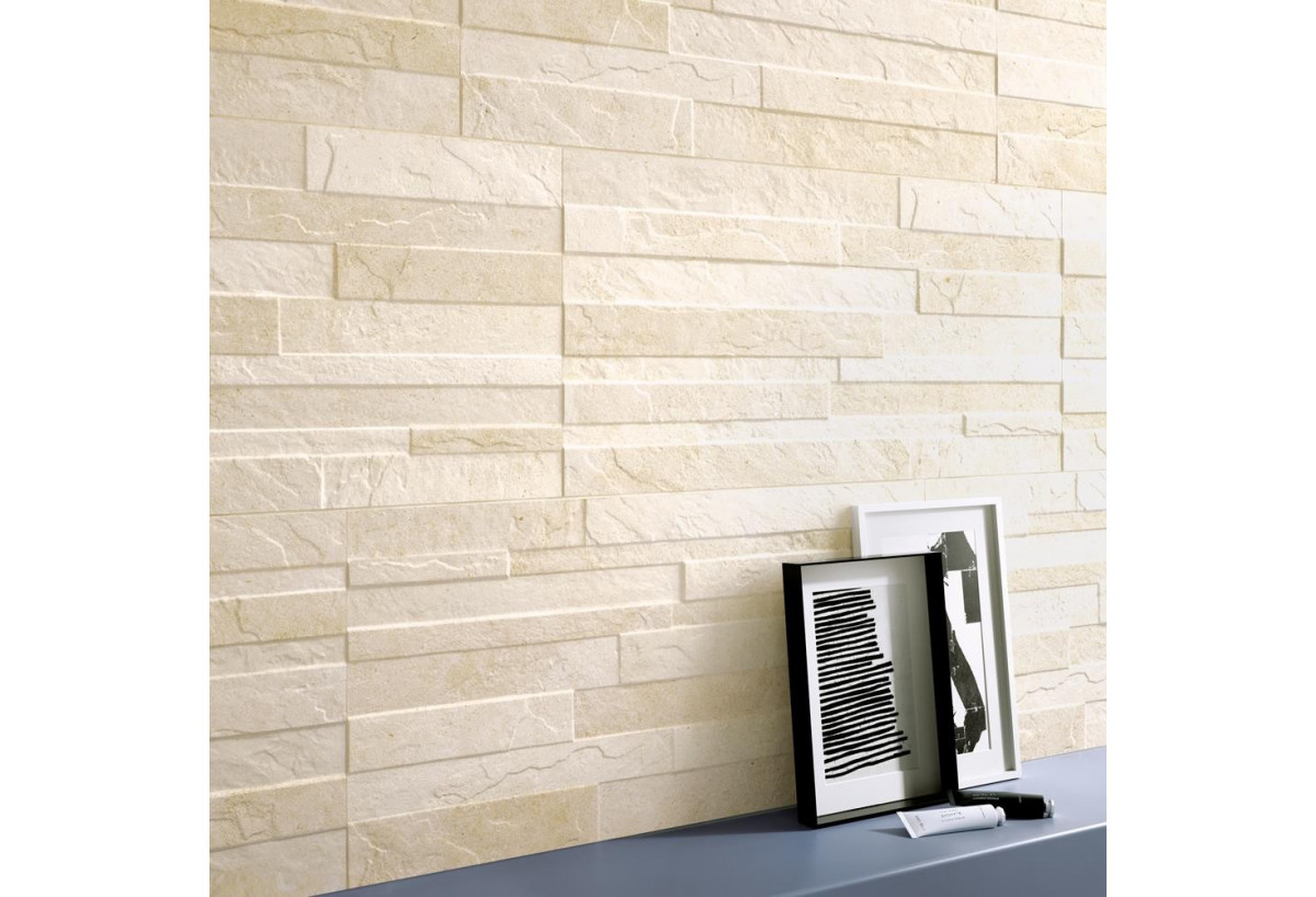 Muretto 3D grès cérame Tracks - Panaria : Confort'Mat