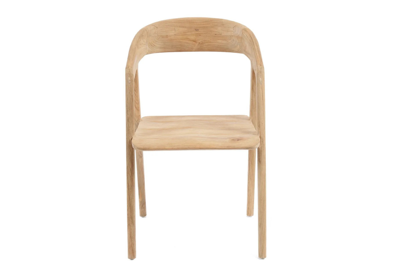 Chaise de Salle à Manger Teluk - Teck Recyclé et Élégance Durable - JASE007N - Bazar Bizar