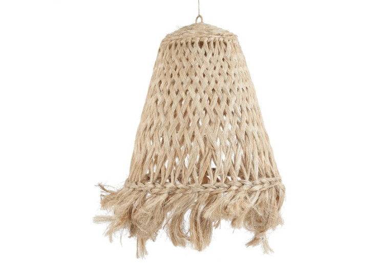 Suspension Abaca Jelly Fish - Naturelle et Charme Côtier - JAWAL004N-L - Bazar Bizar