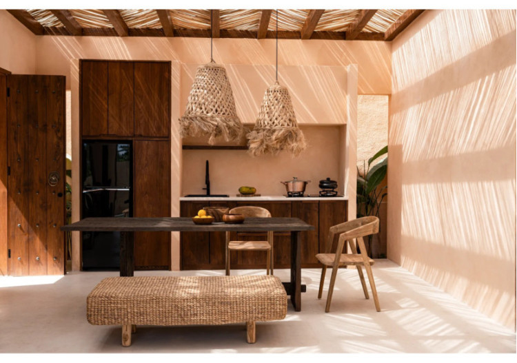 Suspension Abaca Jelly Fish - Naturelle et Charme Côtier - JAWAL004N-L - Bazar Bizar 2