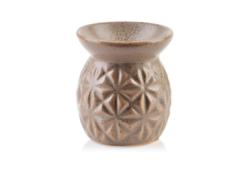 Brûleur d'huiles essentielles - Céramique 6,5x6,5xh7,5cm - HTTP2766 - Mondex