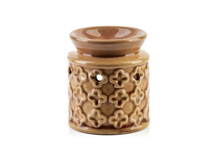 Brûleur d'huiles essentielles - Céramique 6,5x7xh8cm - HTTP2797 - Mondex