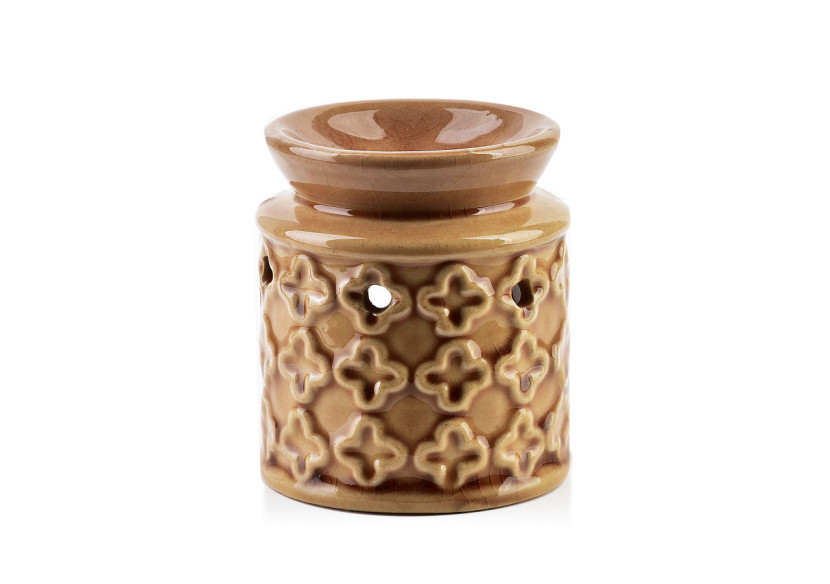 Brûleur d'huiles essentielles - Céramique 6,5x7xh8cm - HTTP2797 - Mondex