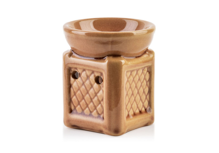 Brûleur à huiles essentielles - Céramique 7x5x7,5cm - HTTP2919 - Mondex