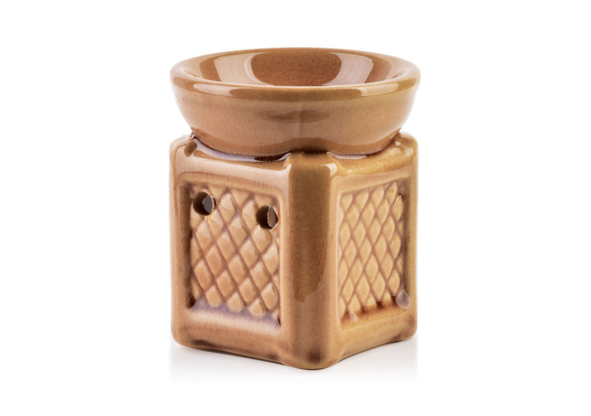 Brûleur à huiles essentielles - Céramique 7x5x7,5cm - HTTP2919 - Mondex
