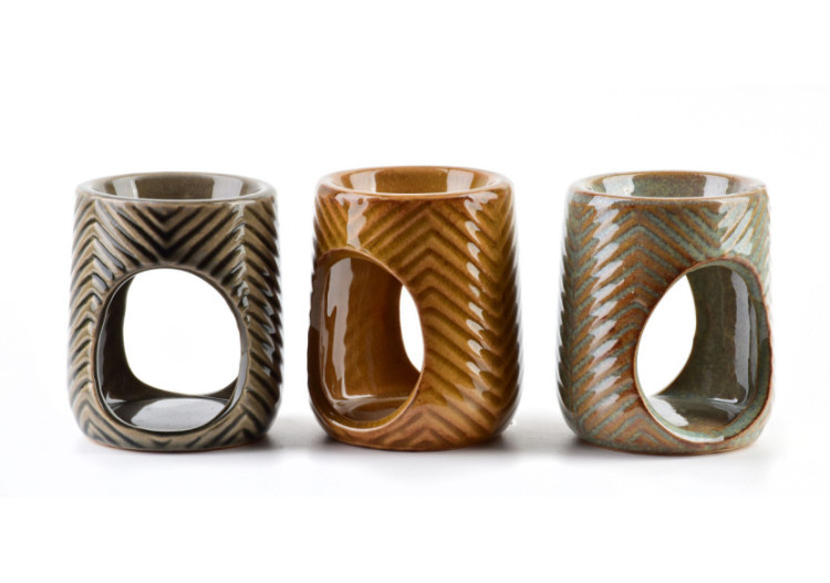 Brûleur à huiles essentielles - Céramique 5x7x7,5cm - HTTP2933 - Mondex 2