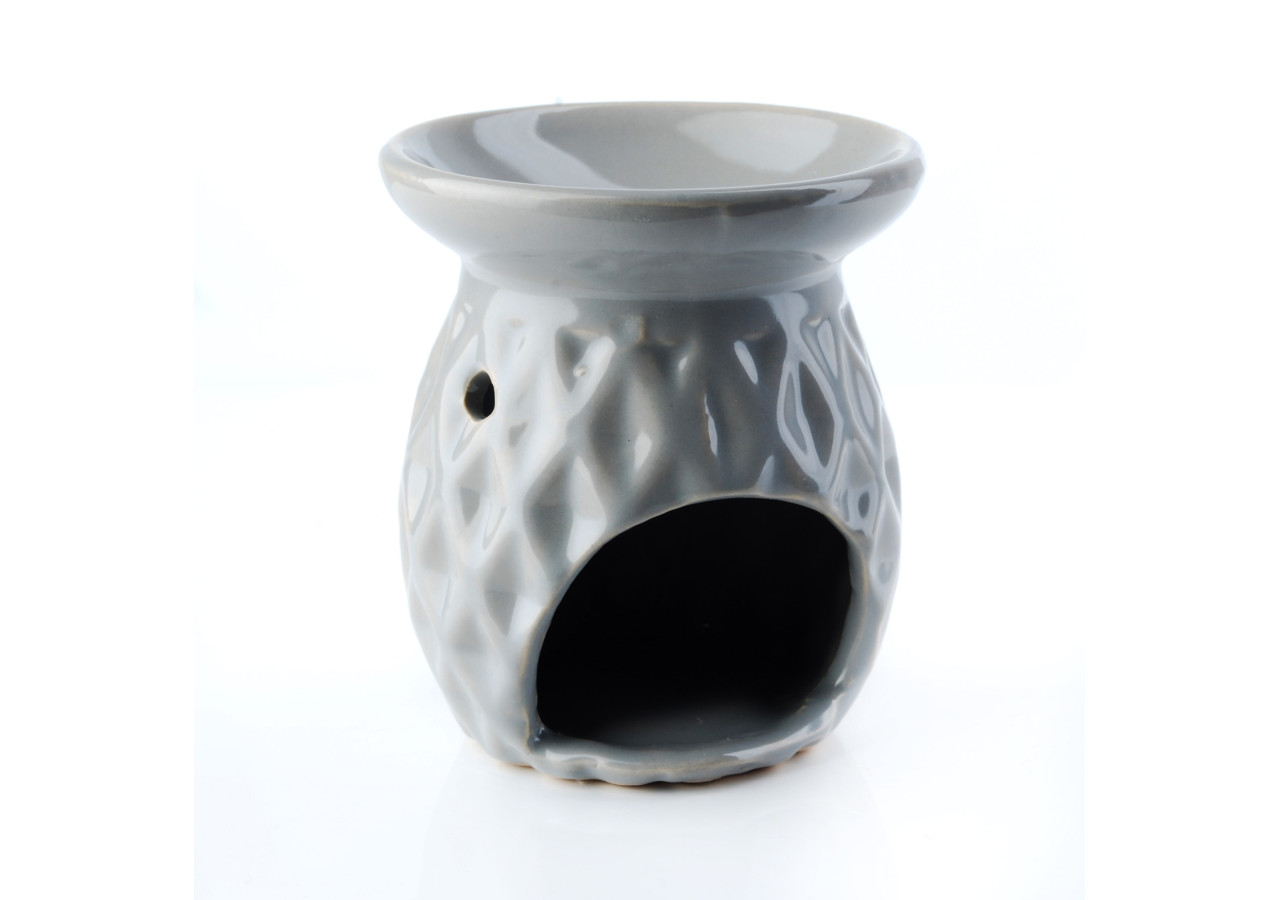 Brûleur d'huile parfumée - Céramique 7 x 6,5 x 8 cm - HTTP3169 - Mondex